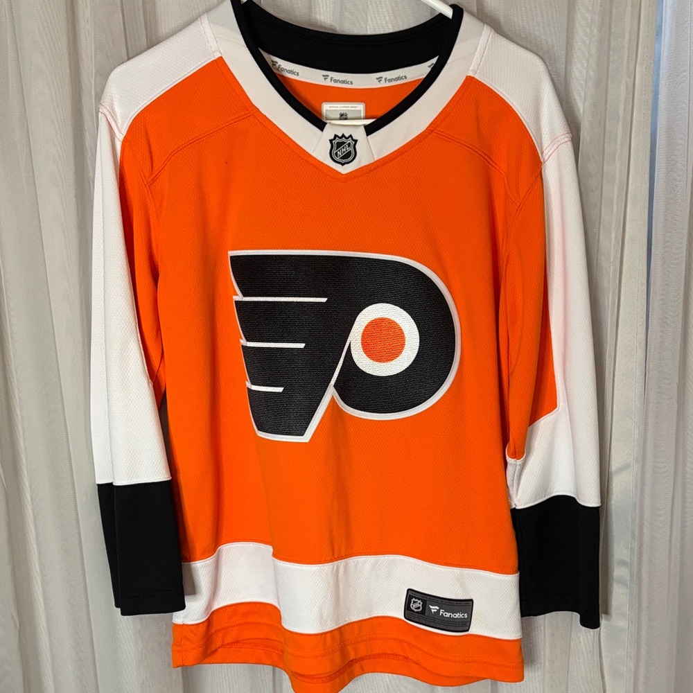 Fanatics Orange and Black Hockey Jersey